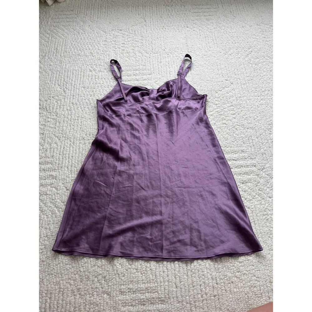 purple victoria's secret satin slip dress medium - Picture 2 of 6